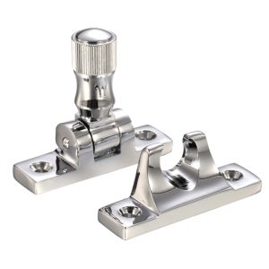 Brighton Pattern Sash Fastener, Polished Chrome