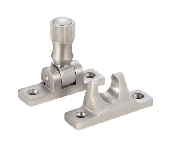 Brighton Pattern Sash Fastener, Satin Chrome