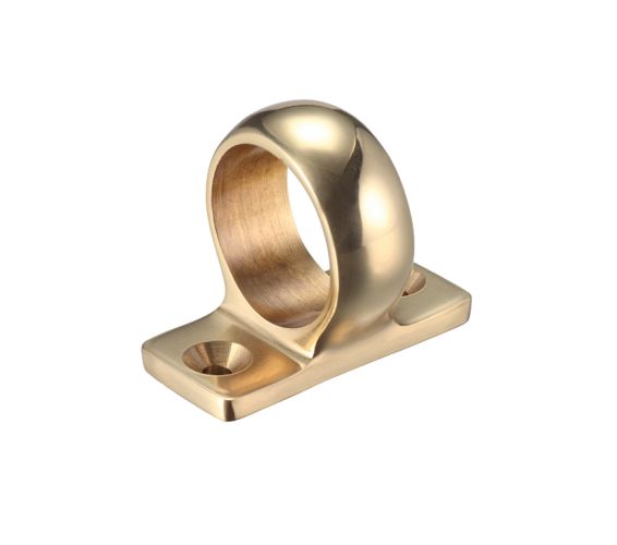 Window Sash Ring, Polished Brass
