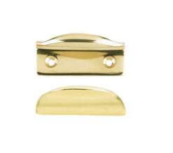 Window Sash Lift, Polished Brass