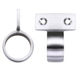 Vertical Fix Window Sash Ring, Satin Chrome