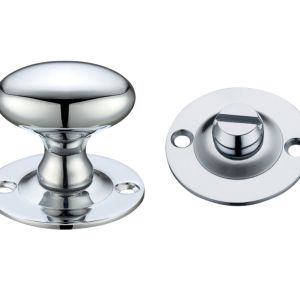 Oval Turn & Release (36mm), Polished Chrome