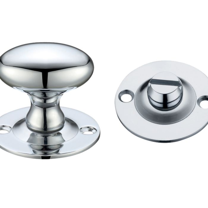 Oval Turn & Release (36mm), Polished Chrome