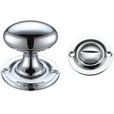 Oval Turn & Release (42mm), Polished Chrome -