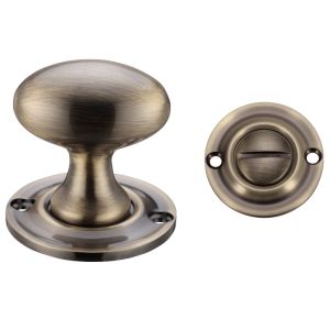 Oval Turn & Release (42mm), Florentine Bronze