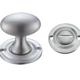 Oval Turn & Release (42mm), Satin Chrome -
