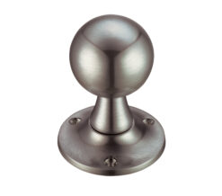 Ball Mortice Door Knobs, Satin Nickel -  (sold in pairs)