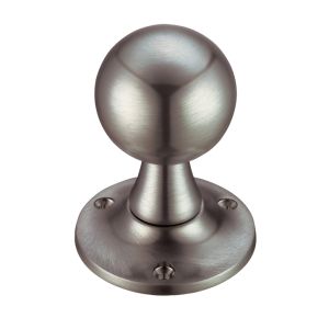 Ball Mortice Door Knobs, Satin Nickel –  (sold in pairs)
