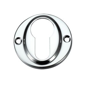 Euro Profile Escutcheon, Polished Chrome