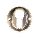 Euro Profile Escutcheon, Florentine Bronze