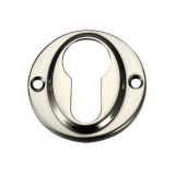 Euro Profile Escutcheon, PVD Stainless Nickel