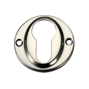 Euro Profile Escutcheon, PVD Stainless Nickel