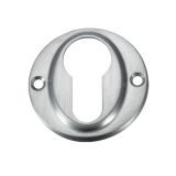 Euro Profile Escutcheon, Satin Chrome