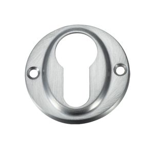 Euro Profile Escutcheon, Satin Chrome
