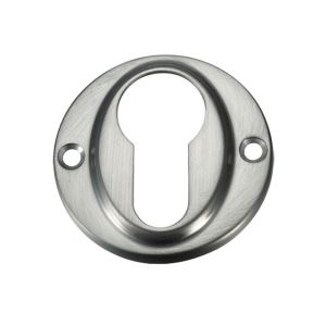 Euro Profile Escutcheon, Satin Nickel