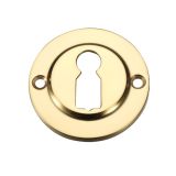 Standard Profile Escutcheon, Polished Brass