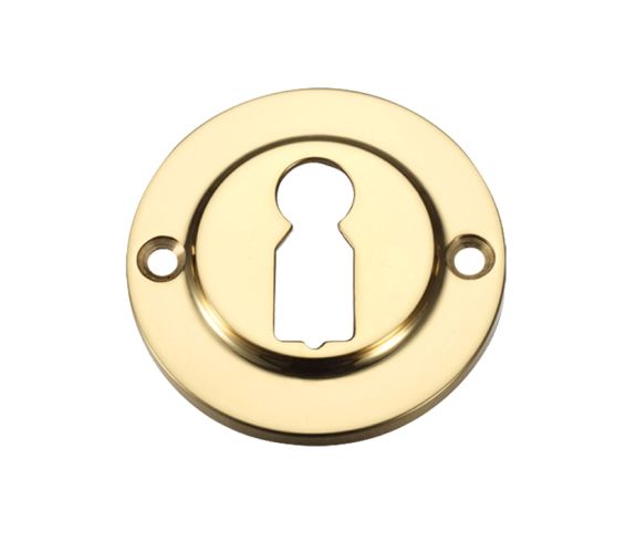 Standard Profile Escutcheon, Polished Brass