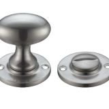 Oval Turn & Release (40mm), Satin Nickel