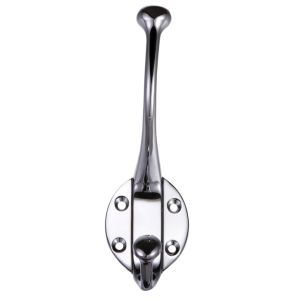 Hat & Coat Hook, Polished Chrome –
