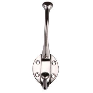 Hat & Coat Hook, Nickel Plate –