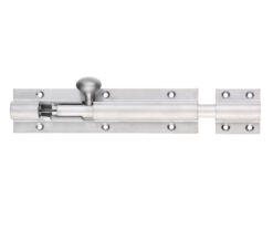 Architectural Heavy Duty Barrel Bolt (8, 12, 18, 24 OR 36 Inch), Satin Chrome