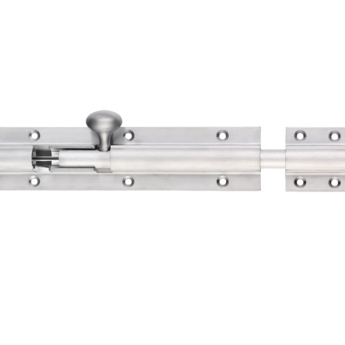Architectural Heavy Duty Barrel Bolt (8, 12, 18, 24 OR 36 Inch), Satin Chrome
