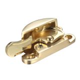 Narrow Style Locking Fitch Fastener, Polished Brass -