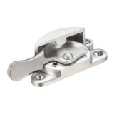 Narrow Style Locking Fitch Fastener, Satin Chrome