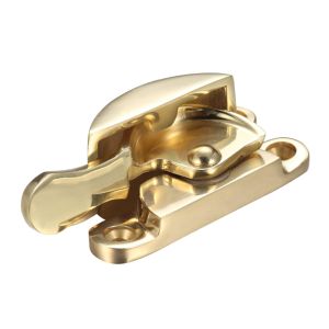 Narrow Style Fitch Fastener, Polished Brass