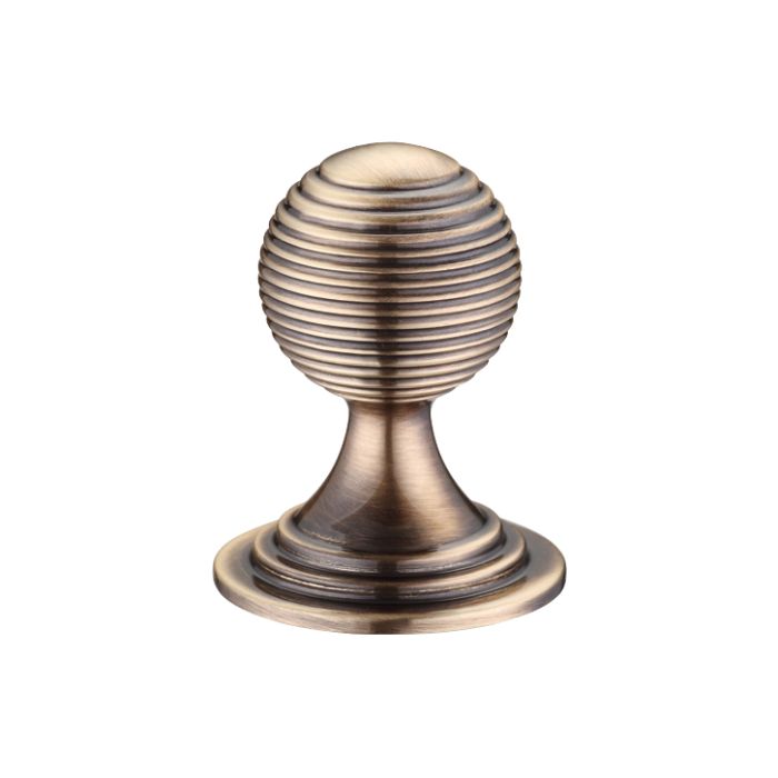 Queen Anne Ringed Cupboard Knob (25mm, 32mm OR 38mm), Florentine Bronze