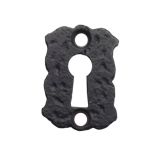 Floral Escutcheon, Black Antique