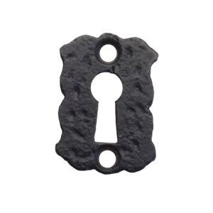 Floral Escutcheon, Black Antique