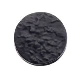 Round Escutcheon With Cover, Black Antique