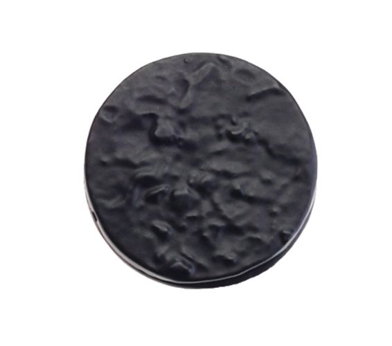 Round Escutcheon With Cover, Black Antique
