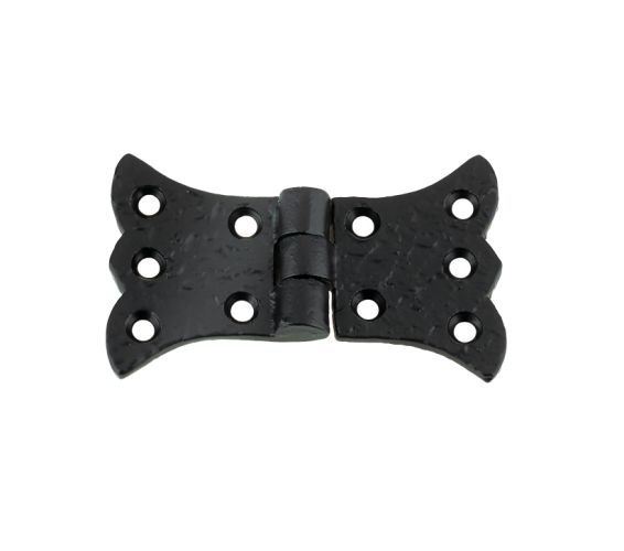 Butterfly Cabinet Hinge, Black Antique
