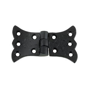 Butterfly Cabinet Hinge, Black Antique