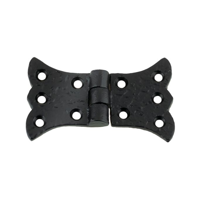 Butterfly Cabinet Hinge, Black Antique