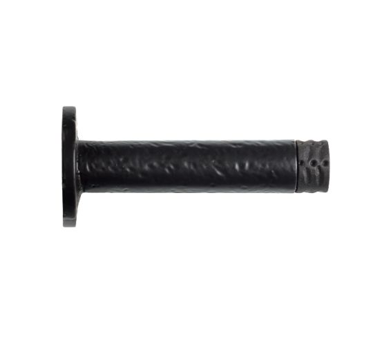 Cylinder Door Stop With Rose (90mm), Black Antique
