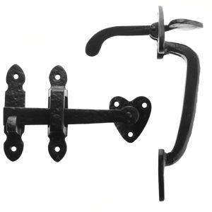Thumb Latch, Black Antique