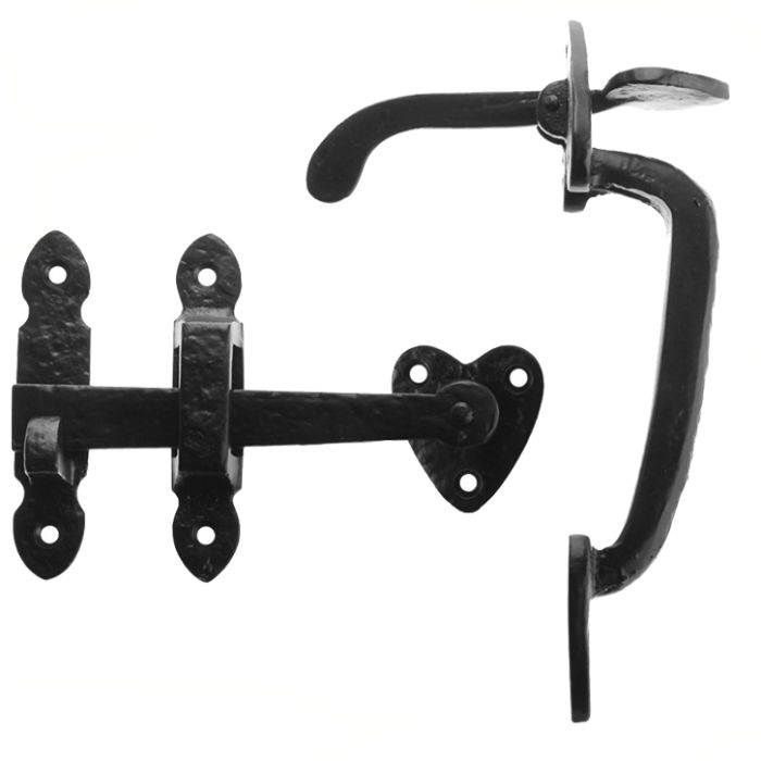 Thumb Latch, Black Antique