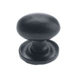 Oval Cupboard Knob (35mm x 25mm), Black Antique