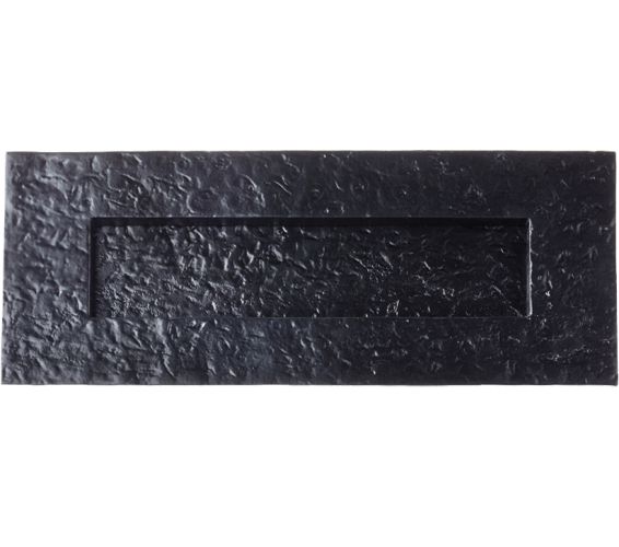 Zoo Hardware Traditional Plain Letter Plate (274mm x 107mm) – Black Antique