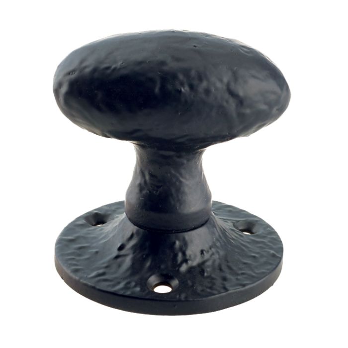 Oval Mortice Knob, Black Antique (sold in pairs)