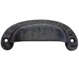 Drawer Pull (100mm c/c), Black Antique