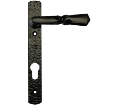 Narrow Plate Multi-Point Handle (92mm c/c), Black Antique  (sold in pairs)