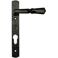 Narrow Plate Multi-Point Handle (92mm c/c), Black Antique  (sold in pairs)
