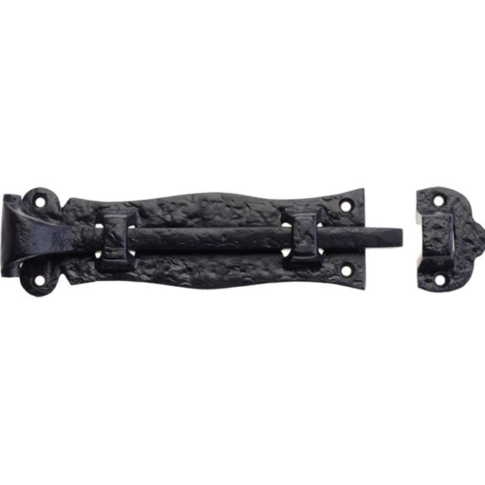 Plain Door Bolt (6″ OR 8″), Black Antique