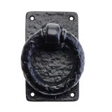 Ring Handle (76mm x 127mm), Black Antique