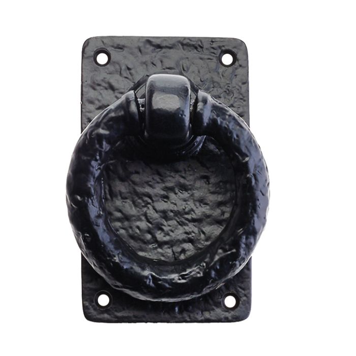 Ring Handle (76mm x 127mm), Black Antique
