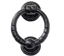 Ring Knocker (127mm Diameter), Black Antique